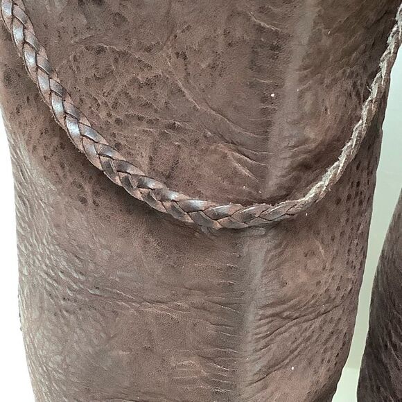 GOLDEN GOOSE LEATHER BOOTS BROWN SIZE 10 EUC - Picture 10 of 10